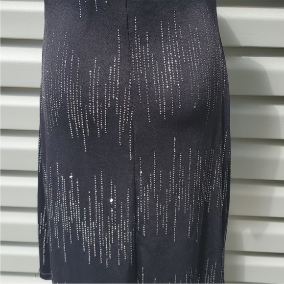 Vintage‎ little black dress by Carabella size small retro Whimsigoth - Picture 8 of 8